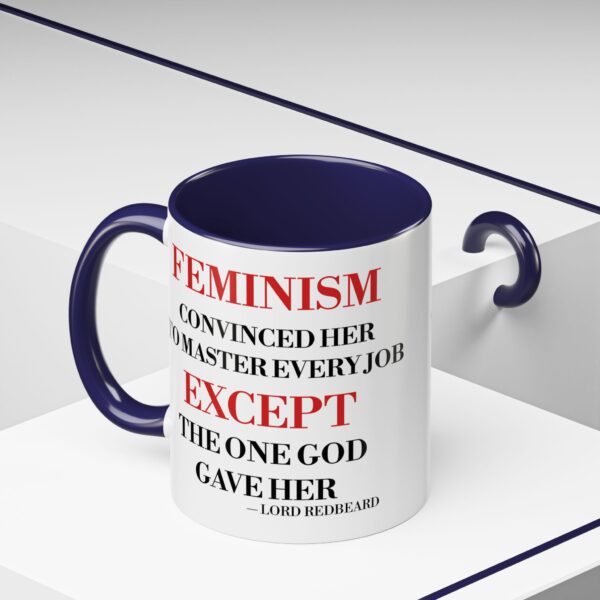 "The Job She Forgot" – Patriarchy Mug - 11 & 15oz - Image 4