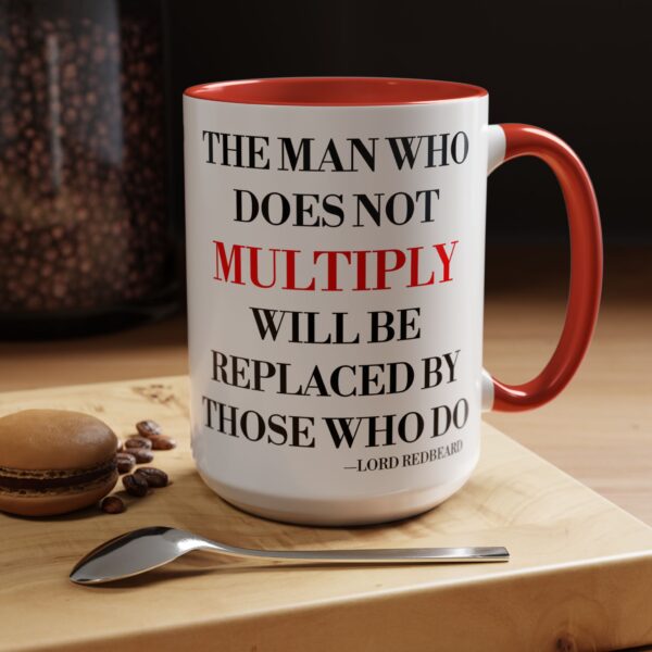 "Multiply or Be Replaced" – Legacy Warrior Coffee Mug - Image 3