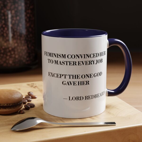 "The Job She Forgot" – Patriarchy Coffee Mug - Image 3