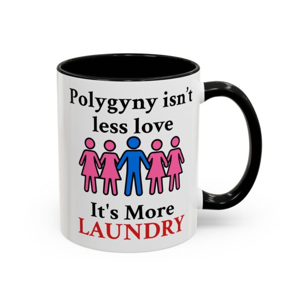 Polygyny Mug – “More Laundry, More Love” Edition - Image 2