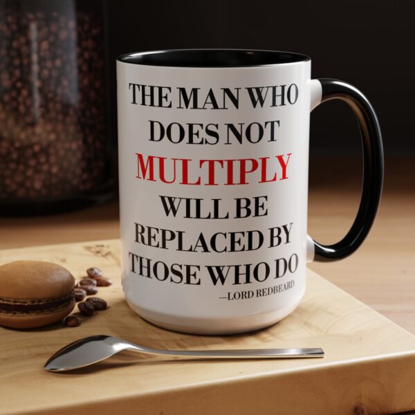 "Multiply or Be Replaced" – Legacy Warrior Coffee Mug - Image 4